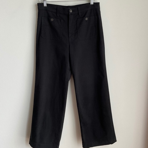 NWT/NWOT  J. Crew Womans Black Sailor slim wide-leg chino pant SZ Various - Picture 4 of 10